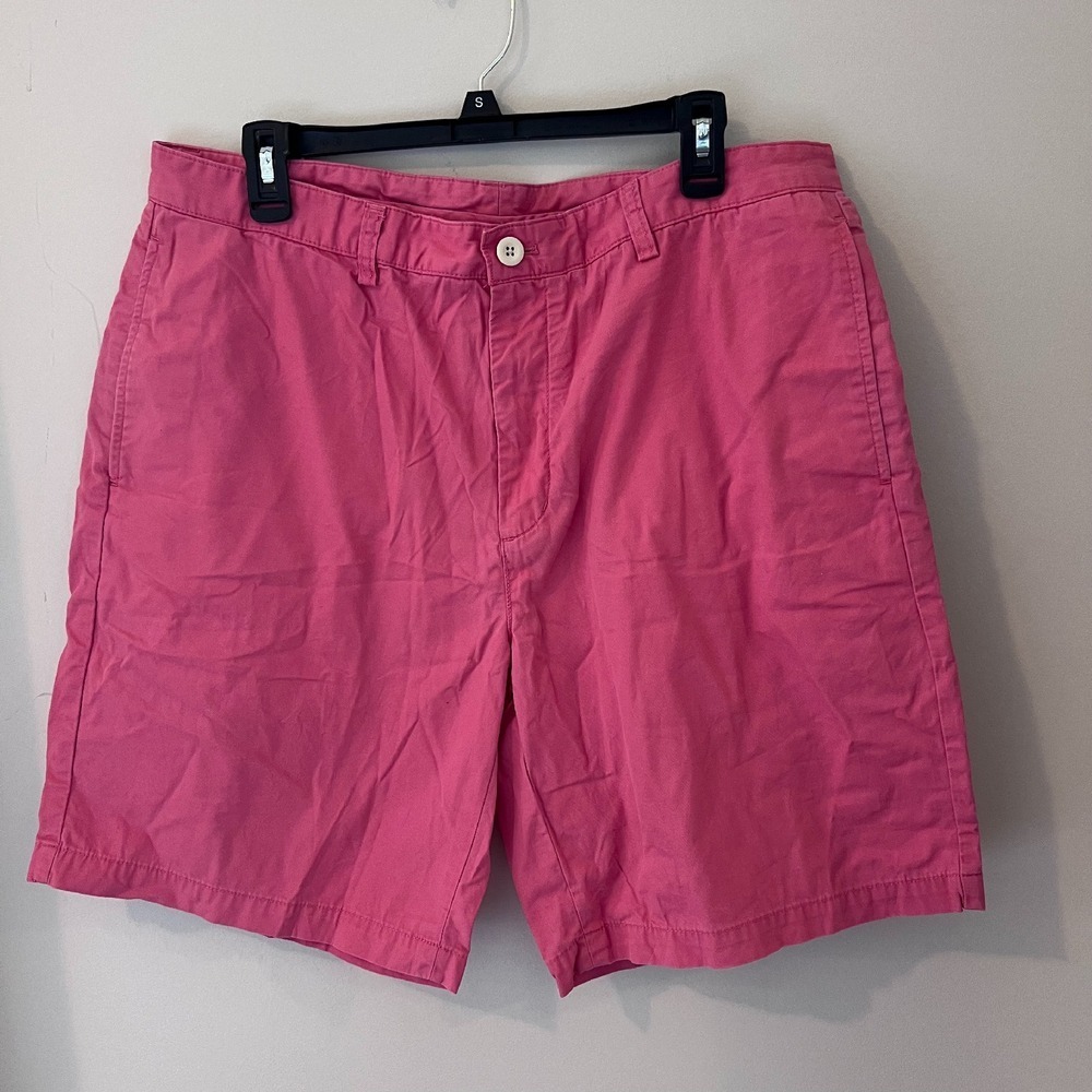Vineyard Vines Pink Shorts Preppy Chino Casual Flat‎ Front Size 36